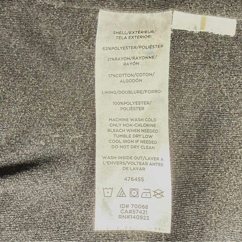 LOFT Tweed Button Shift Dress Black White Detail Short Sleeve Classic 6 - Picture 6 of 9